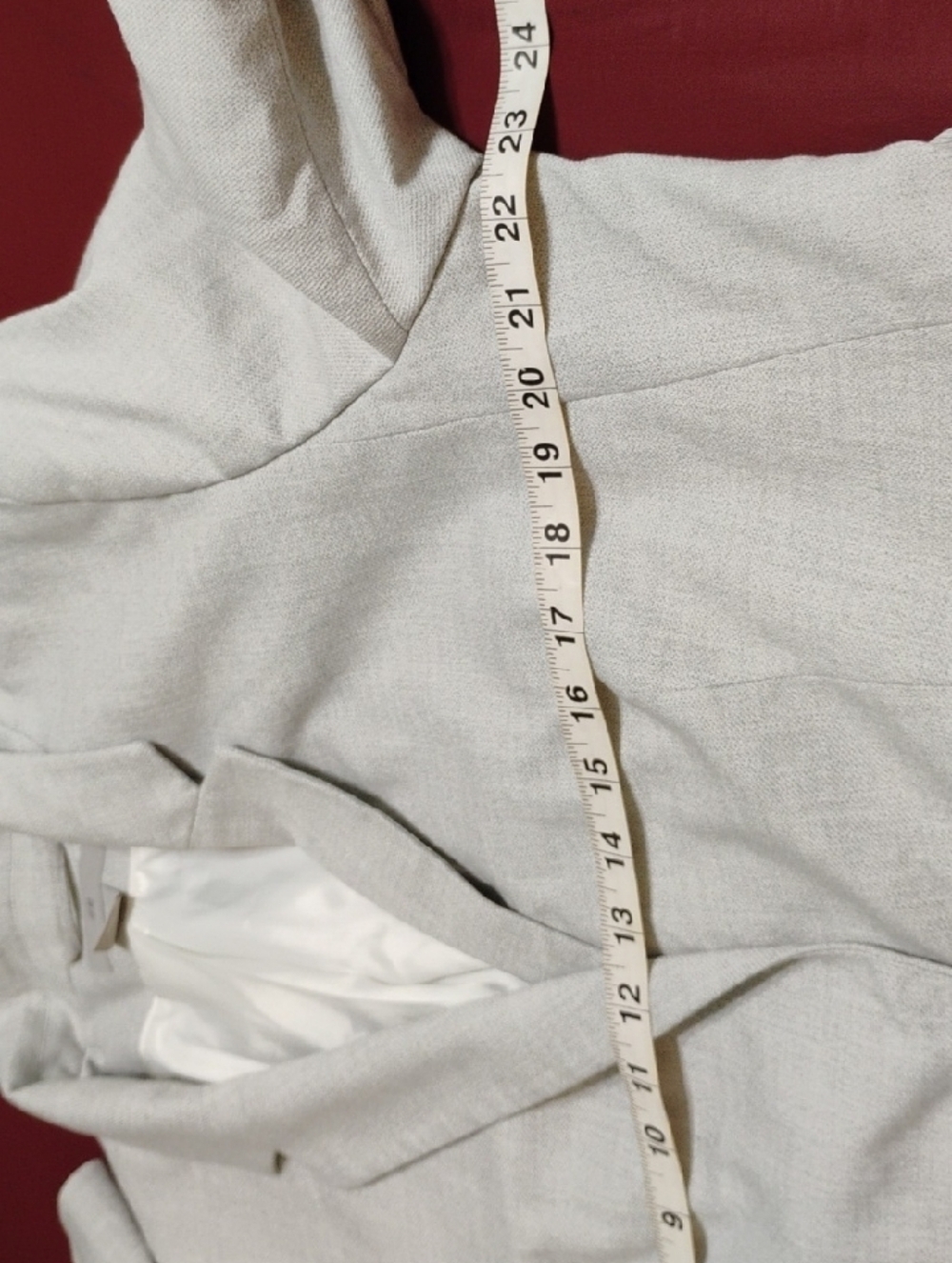 H&M Light Gray Blazer Size XL - Picture 8 of 12